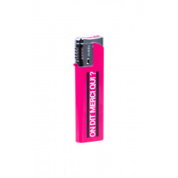 Briquet rose Jacquie et Michel