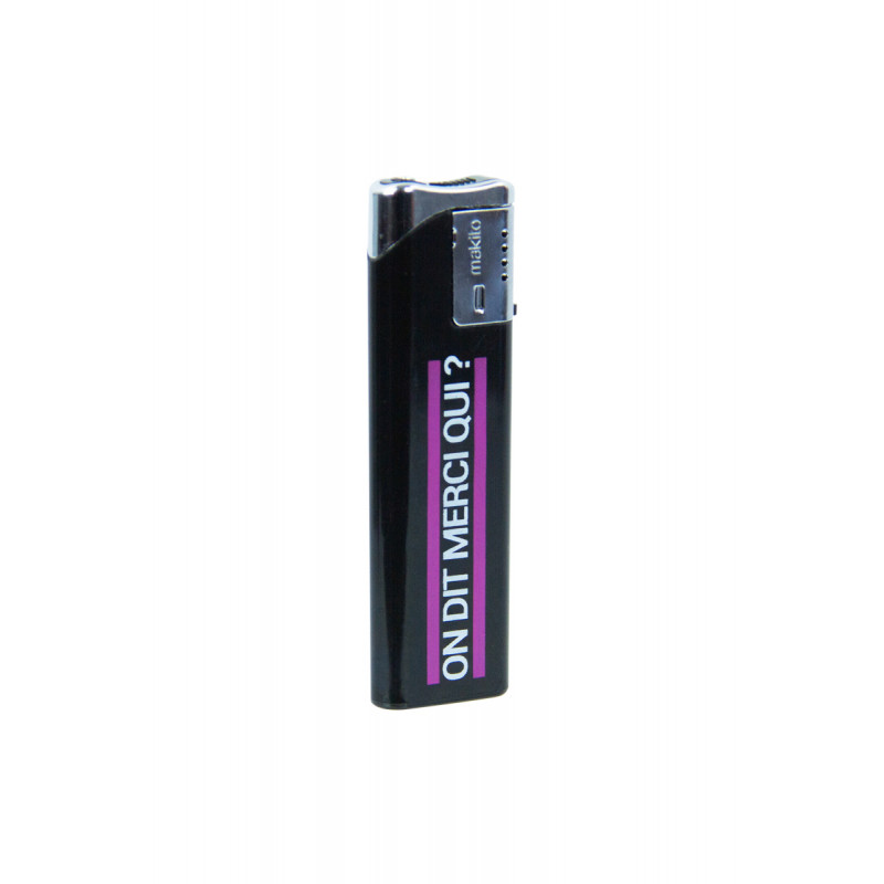 Briquet noir Jacquie et Michel Briquet noir Jacquie et Michel