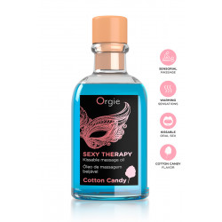 Huile de massage embrassable Sexy Therapy barbe à papa