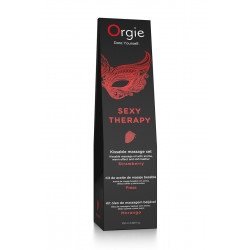 Huile de massage embrassable Sexy Therapy fraise