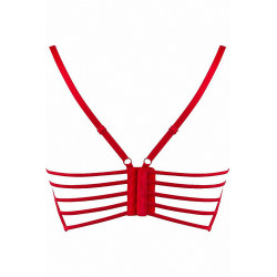 Soutien-gorge dentelle rouge V-9691 - Axami