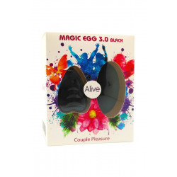 Oeuf vibrant télécommandé Magic egg 3 - noir