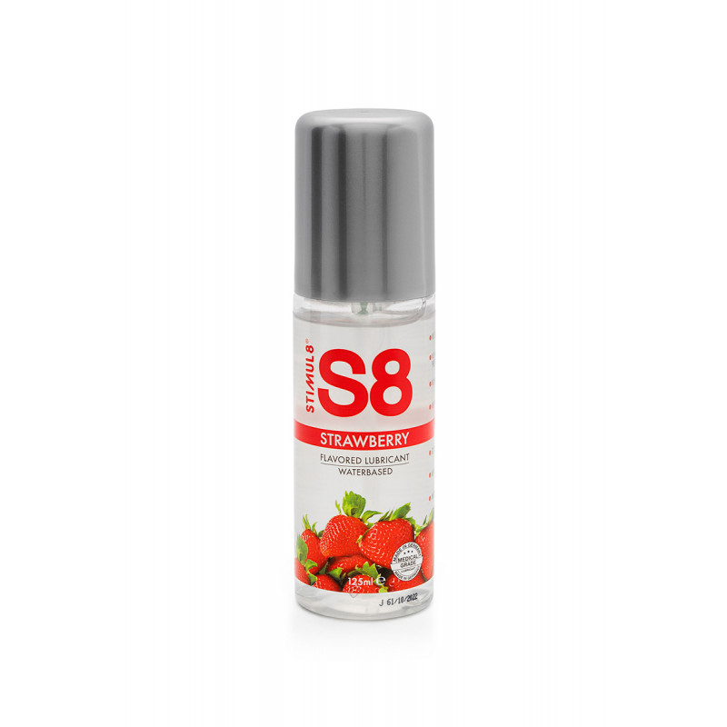 Lubrifiant S8 parfumé fraise 125ml