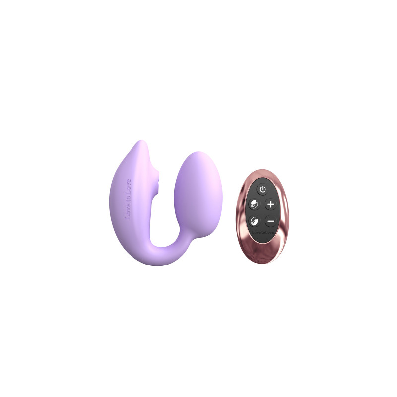 Double stimulateur Wonderlover mauve - Love to Love