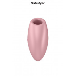 Double stimulateur Cutie Heart rose - Satisfyer