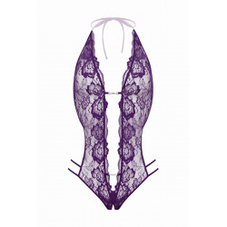 Body string ouvert Renee violet - Christine