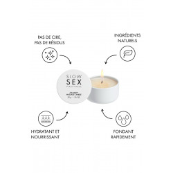 Bougie de massage Slow Sex 50g - Bijoux Indiscrets