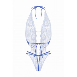 Body string ouvert Renee bleu - Christine