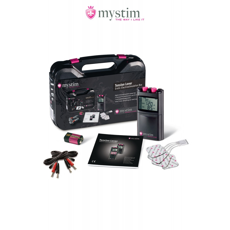 Malette électro-stimulation Tension Lover 7 fonctions - Mystim Malette électro-stimulation Tension Lover 7 fonctions - Mystim