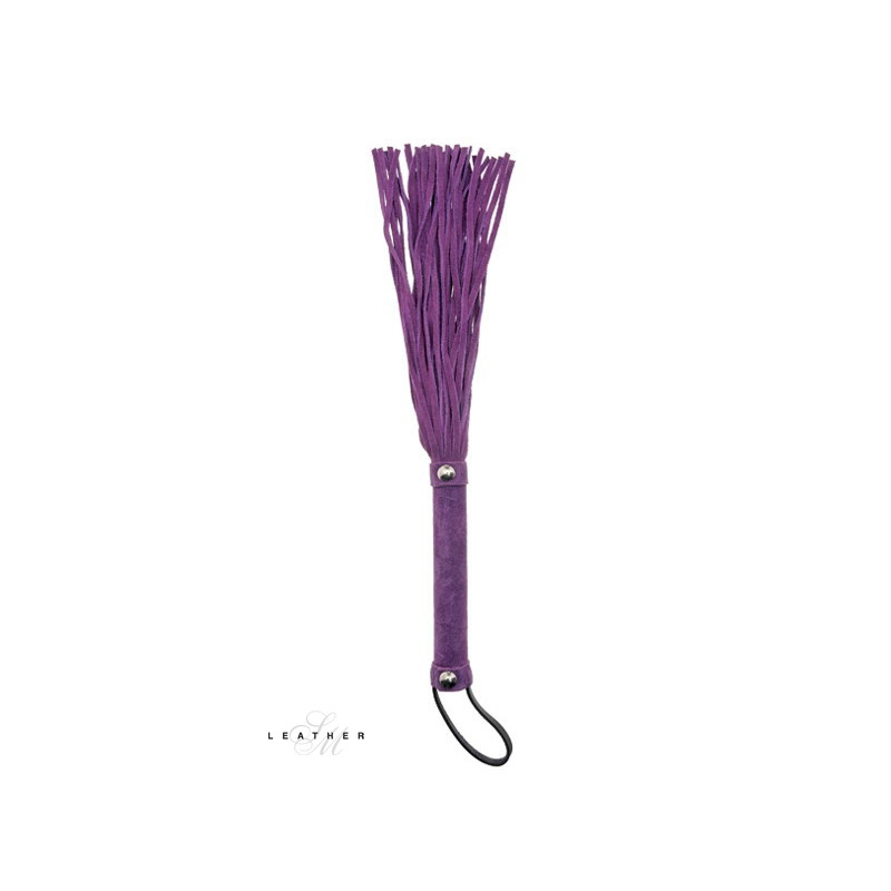 Martinet en cuir violet