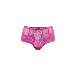 Tanga sexy rose à laçage