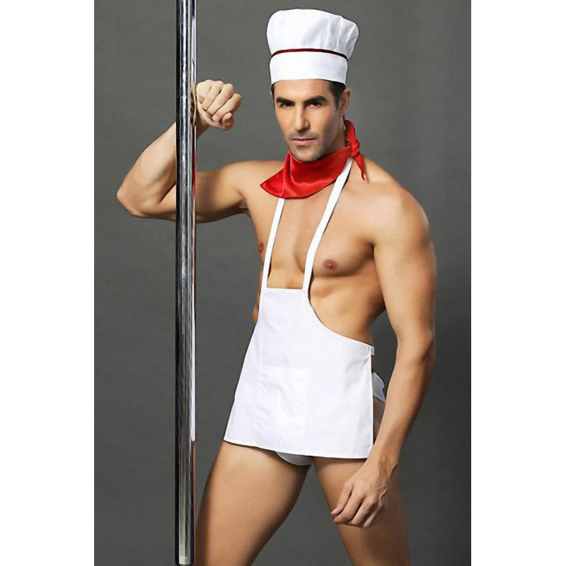 Tenue de cuisinier sexy - 4 pièces Tenue de cuisinier sexy - 4 pièces