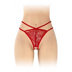 String ouvert Mylene - rouge