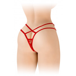 String ouvert Mylene - rouge