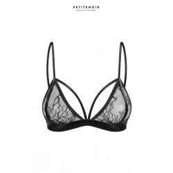 Soutien-gorge triangle dentelle et velours