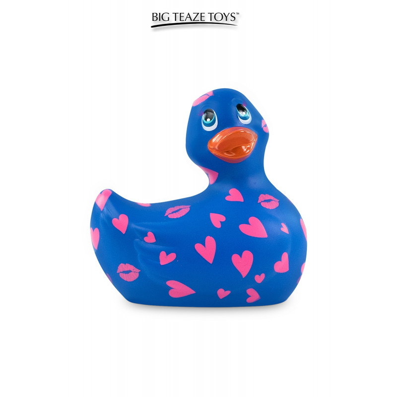 Mini canard vibrant Romance bleu et rose