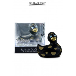 Mini canard vibrant Romance noir et or