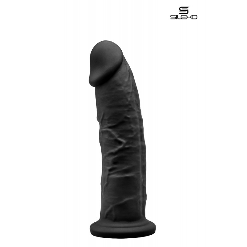 Gode double densité noir 19 cm - Modèle 2