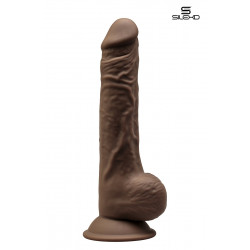 Gode double densité chocolat 24 cm - Modèle 3