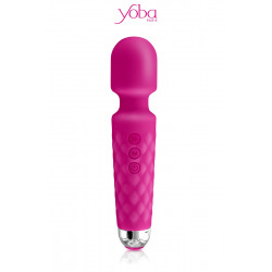 Vibro Love Wand rechargeable rose - Yoba