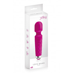 Vibro Love Wand rechargeable rose - Yoba