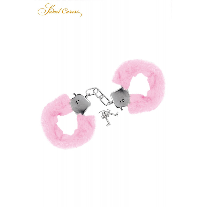 Menottes de poignets rose - Sweet Caress Menottes de poignets rose - Sweet Caress