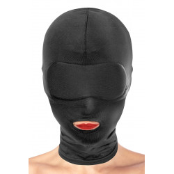 Cagoule BDSM bouche ouverte - Fetish Tentation