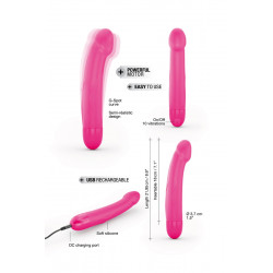 Vibro rechargeable Real Vibration rose M 2.0 - Dorcel