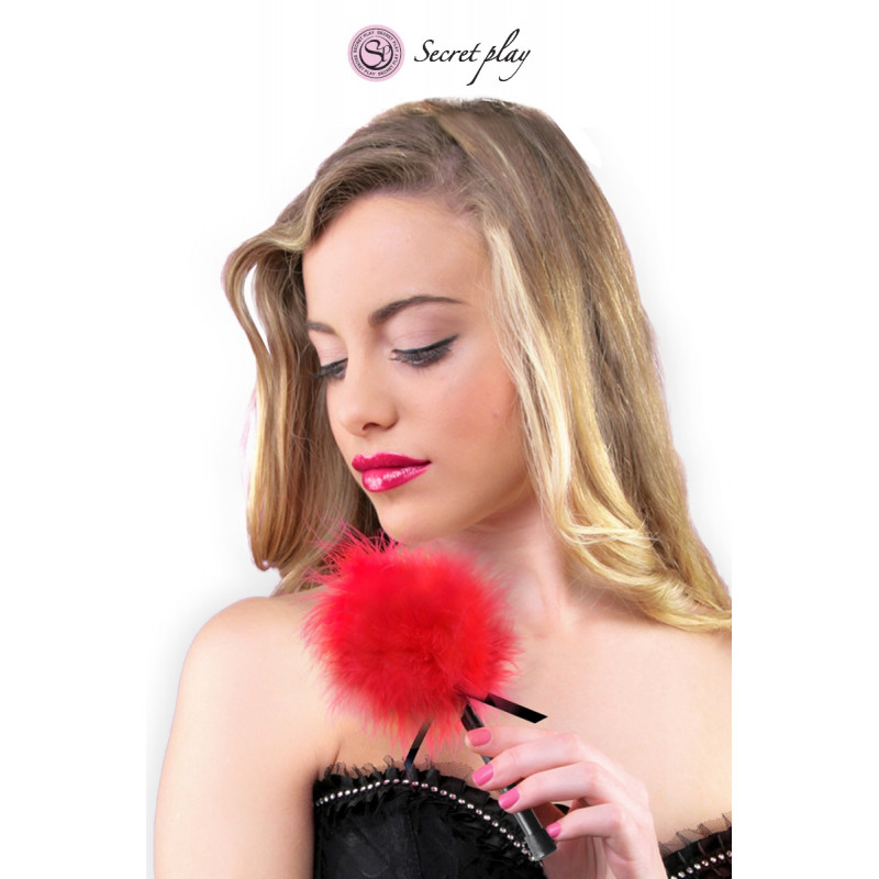 Plumeau 18 cm rouge - Secret Play Plumeau 18 cm rouge - Secret Play