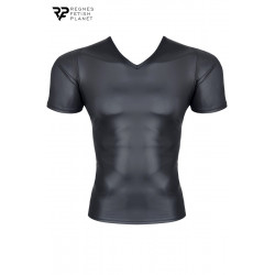 T-shirt wetlook noir - Regnes