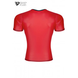 T-shirt wetlook rouge - Regnes