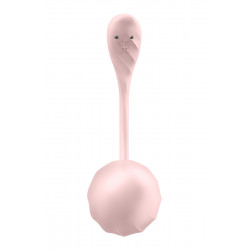 Oeuf vibrant connecté Ribbed Petal rose - Satisfyer