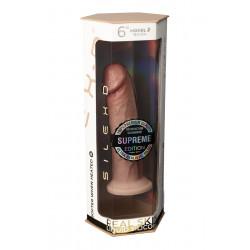 Gode Real Skin Premium Model 2 flesh 15,4 cm - SilexD