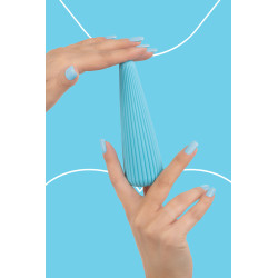 Vibro rechargeable IcyCone bleu - FairyGasm