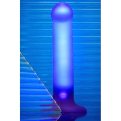Dildo lumineux violet - Strap-On-Me