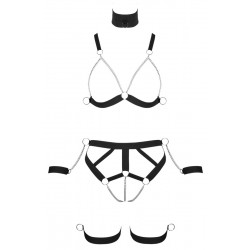 Ensemble harnais Strappy Bikini - Bad Kitty