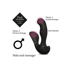 Stimulateur anal vibrant télécommandé unisexe - Black Jamba