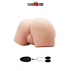 Masturbateur vibrant fesses rebondies - Crazy Bull