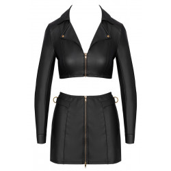 Ensemble top et jupe courte noir - Cottelli PARTY 