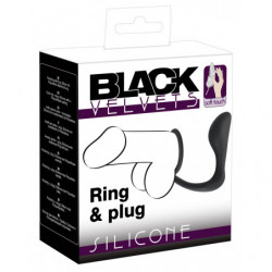 Bague et plug Black Velvets