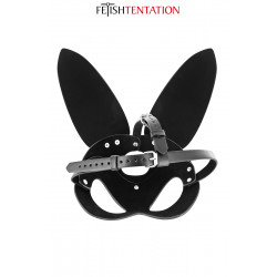 Masque bunny simili cuir réglable - Fetish Tentation