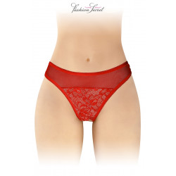 Tanga rouge ouvert Ava - Fashion Secret