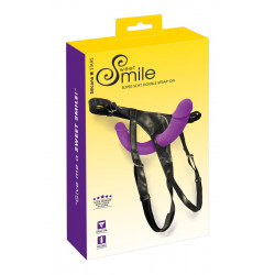 Double Strap-On ultra doux - Sweet Smile