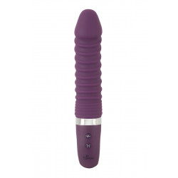 Vibro chauffant rechargeable 23,5 x 4,1 cm - Sweet Smile