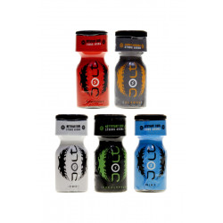 Pack 5 poppers parfumés Jolt 10ml