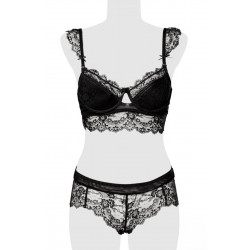 Ensemble culotte et balconnet dentelle - Grey Velvet