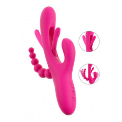 Triple vibro avec langue oscillante - Sweet Smile