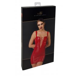 Mini robe lacée Bombshell F364 - Noir Handmade