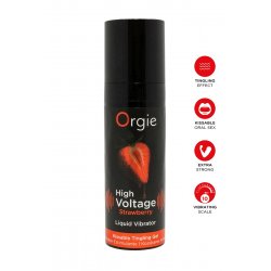 Gel d'excitation High Voltage Liquid Vibrator Fraise - Orgie
