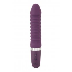 Vibro chauffant rechargeable 23,5 x 4,1 cm - Sweet Smile